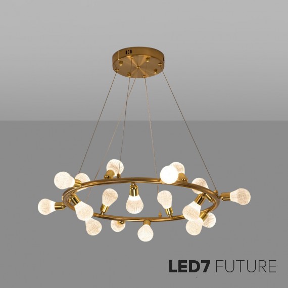 Loft Indystry Modern - E27 Bulbs Chandelier